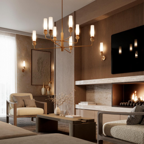 Люстра на штанге ODEON LIGHT MIDCENT 6625/8