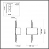 Бра ODEON LIGHT MODERN 4895/2WA