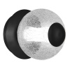ST LUCE SL6120.401.01 Светильник настенный ST-Luce Черный/Прозрачное кракелированное стекло LED 1*8,5W 3000K ПИК