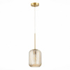 ST LUCE SL1154.333.01 Светильник подвесной ST-Luce Латунь/Коньячный E27 1*60W ГРАН