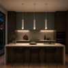 ST LUCE ST152.513.01 Светильник подвесной Белый GU10 1*50W  IP20 D60xH400 220V Без ламп Подвесные светильники