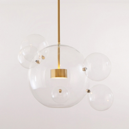 Подвесной светильник Lampatron BUBBLE B, 6 шаров (1 основной шар + 5 декоративных).