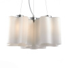 ST LUCE SL116.503.03 Люстра подвесная ST-Luce Серебристый/Белый E27 3*60W ОНДЕ