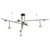 ST LUCE SL1507.422.09 Люстра потолочная ST-Luce Черный/Белый, Золотистый G9 9*5W 4000K АЛЬБЕРО