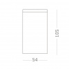 ST LUCE ST111.507.01 Светильник потолочный Белый GU10 1*50W  D54xH105 220V Без ламп Накладные светильники