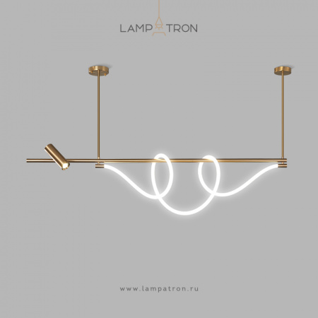 Реечный светильник Lampatron DEMAS, Размер L. Теплый свет