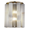 ST LUCE SL1516.301.02 Светильник настенный ST-Luce Бронза, Прозрачный/Белый алебастр G9 2*5W ДИЛАЙТ