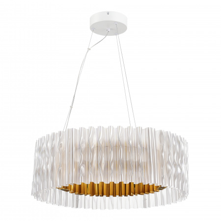 ST LUCE SL6012.203.01 Светильник подвесной ST-Luce Золотистый/Прозрачный LED 1*64W НАЗАРЕ