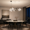 ST LUCE SL1165.403.24 Светильник подвесной ST-Luce Черный/Прозрачный G4 24*5W НЕКТОН