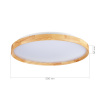 EVOLUCE SLE201382-01 Светильник потолочный Светлое дерево/Белый LED 1*40W 3000K/4000K/6000K ДЕЛИА