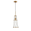 ST LUCE SL1016.203.01 Светильник подвесной ST-Luce Золотистый/Золотистый, Прозрачный E27 1*60W НАРРИО
