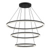 ST LUCE SL1018.403.03 Светильник подвесной ST-Luce черный/прозрачный LED 1*130W 4000K ЭВКЛИДИК