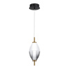 ST LUCE SL6130.403.06 Светильник подвесной ST-Luce Черный/Белый, Дымчатый LED 1*8W 3000K АЙС
