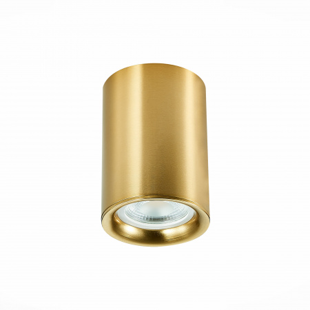 ST LUCE ST114.207.01 Светильник потолочный Золотистый GU10 1*50W  IP20 L65xW65xH93 220V Без ламп Накладные светильники