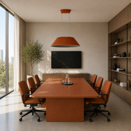 ST LUCE SL3001.723.01 Светильник подвесной ST-Luce Оранжевый,Серый/Оранжевый,Серый LED 1*12W СЕНТИТО