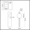 Настенный светильник ODEON LIGHT HIGHTECH 7096/3WL