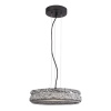ST LUCE SL6143.413.01 Светильник подвесной ST-Luce черный/дымчатый LED 1*15W 4000K АНТИК