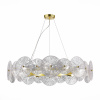ST LUCE SL1657.203.10 Люстра подвесная ST-Luce Золотистый/Прозрачный E14 10*40W ФЛЕРО