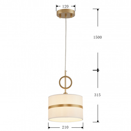 Подвесной светильник Favourite Light Mateo 2634-1P