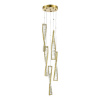 ST LUCE SL6205.303.05 Светильник подвесной ST-Luce Латунь/Прозрачный LED 1*55W 4000K ЭЛИКА