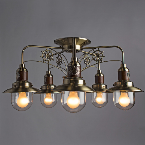 Потолочная люстра Arte Lamp SAILOR A4524PL-5AB