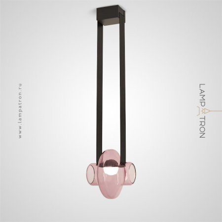 Подвесной светильник Lampatron DEREK, Цвет розовый