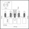 Люстра потолочная ODEON LIGHT CLASSIC 4861/5C