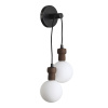 ST LUCE SL6226.411.02 Светильник настенный ST-Luce Черный/Белый G9 2*5W 4000K КОРК