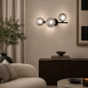ST LUCE SL1184.401.03 Бра ST-Luce Черный/Дымчатый G9 3*5W ТОДО
