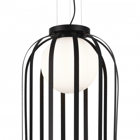 ST LUCE SL6129.403.01 Светильник подвесной ST-Luce Черный/Белый E27 1*60W НОРДИК