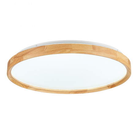 EVOLUCE SLE201382-01 Светильник потолочный Светлое дерево/Белый LED 1*40W 3000K/4000K/6000K ДЕЛИА
