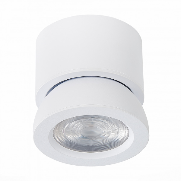ST LUCE ST654.542.10 Светильник потолочный Белый LED 1*10W 4000K 850Lm Ra>90 38° IP20 D95xH96 180-240V Накладные светильники