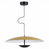 ST LUCE SL6502.213.01 Светильник подвесной ST-Luce Золотистый,Черный/Золотистый LED 1*40W 3000K АРМОНИКО