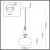 Подвес ODEON LIGHT CLASSIC 4893/1A