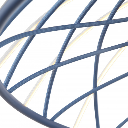 ST LUCE SL6016.703.01 Светильник подвесной ST-Luce Синий/Синий LED 1*20W 3000K БАУНД