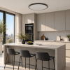 ST LUCE ST601.442.32 Светильник потолочный Черный LED 1*32W 4000K 2 880Lm Ra>90 120° IP20 D400xH25 180-240V Накладные светильники