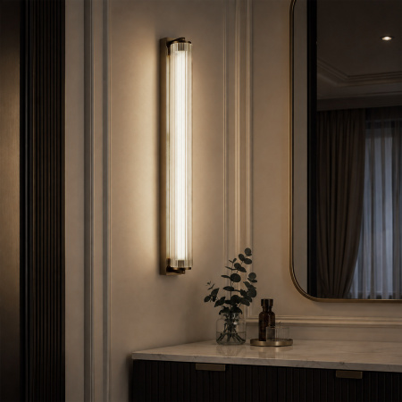 ST LUCE SL6224.311.01 Светильник настенный ST-Luce Латунь/Прозрачный LED 1*20W 4000K БАМБУ