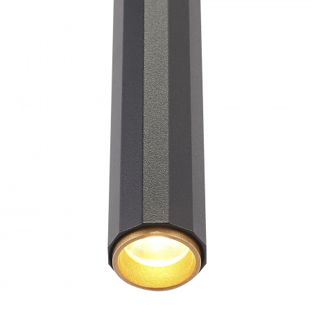 ST LUCE SL6210.401.02 Светильник настенный ST-Luce Черный/Черный, Золотистый LED 2*2,5W 3000K ЛИЛИТ