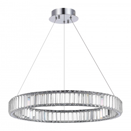 ST LUCE SL1622.113.01 Люстра подвесная ST-Luce Хром/Прозрачный LED 1*68W 4000K ТИВОЛИ