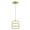 ST LUCE SL6239.203.03 Светильник подвесной ST-Luce золото/прозрачный LED 1*16W 3000K ФРИТЕЛЛА