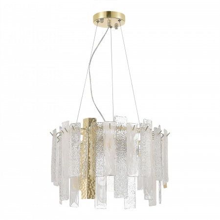 ST LUCE SL1636.203.06 Люстра подвесная ST-Luce Золотистый/Белый, Золотистый E14 6*40W СКОЛАРЕ