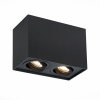 ST LUCE ST109.407.02 Светильник потолочный Черный GU10 2*50W  L181xW100xH123 220V Без ламп Накладные светильники