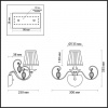 Бра ODEON LIGHT CLASSIC 3921/1W
