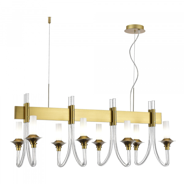 ST LUCE SL1241.213.08 Люстра подвесная ST-Luce Золотистый/Белый E14 8*40W ВЕТРАНО