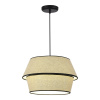 ST LUCE SL1354.413.01 Светильник подвесной ST-Luce Черный/Бежевый, Черный E27 1*40W ДЖЕККИ