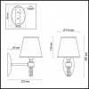 Бра LUMION NEOCLASSI 4429/1W