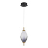 ST LUCE SL6130.403.06 Светильник подвесной ST-Luce Черный/Белый, Дымчатый LED 1*8W 3000K АЙС