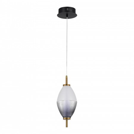 ST LUCE SL6130.403.06 Светильник подвесной ST-Luce Черный/Белый, Дымчатый LED 1*8W 3000K АЙС