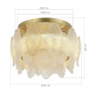 ST LUCE SL6135.202.01 Светильник потолочный ST-Luce золотистый/белый, янтарный LED 1*20W 3000K ЛАЙТА
