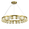 ST LUCE SL6011.303.01 Светильник подвесной ST-Luce Латунь/Прозрачный LED 1*50W ЭСМЕ